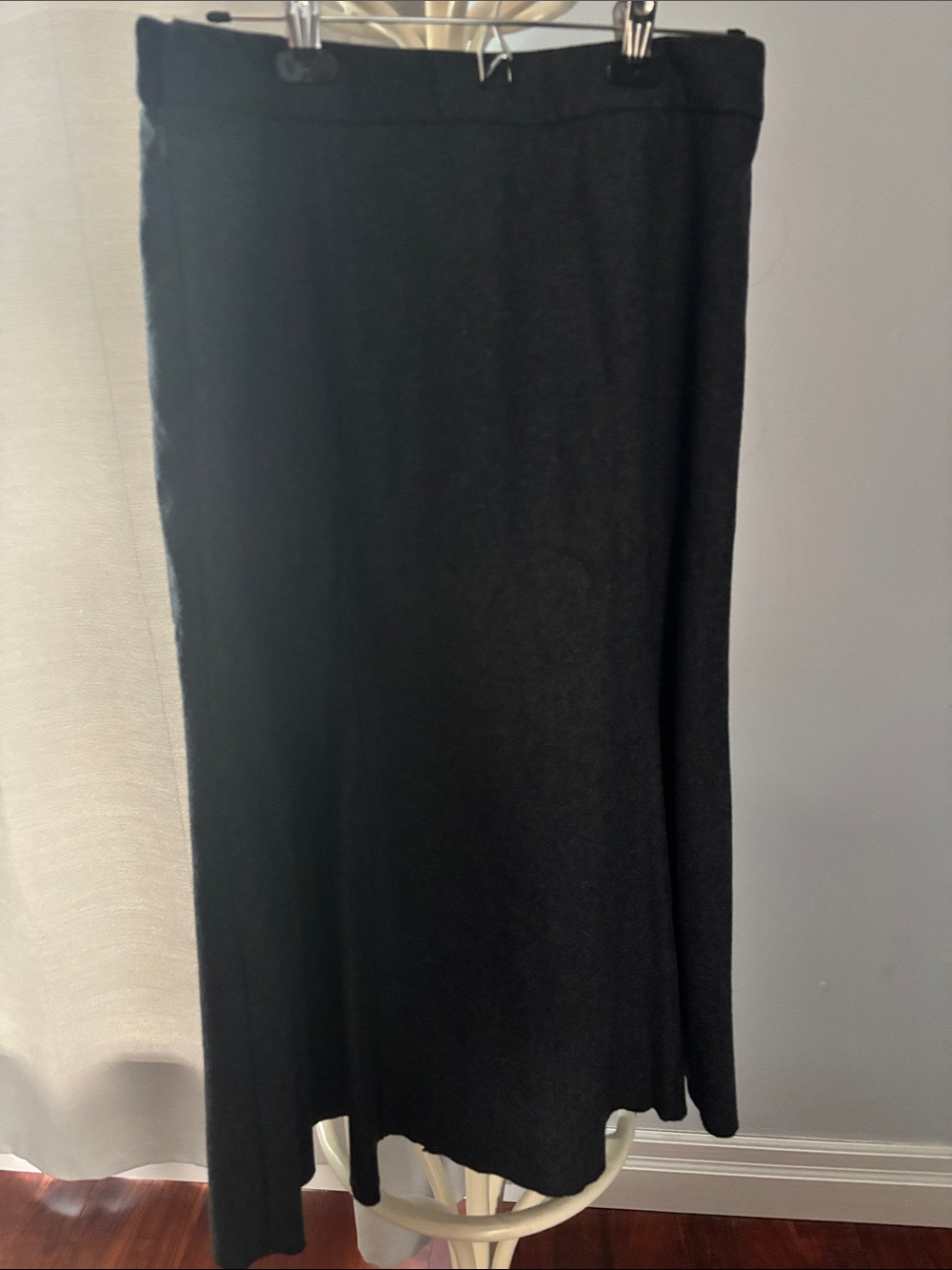 Harve Benard Dark Gray Wool-Blend Skirt Suit Set - Picture 4 of 4